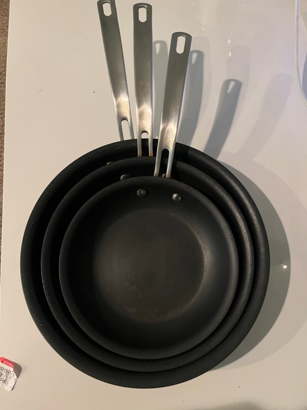 Kirkland Signature Professional Nonstick Fry Pan Set - 3 Pans (12", 10", 9")